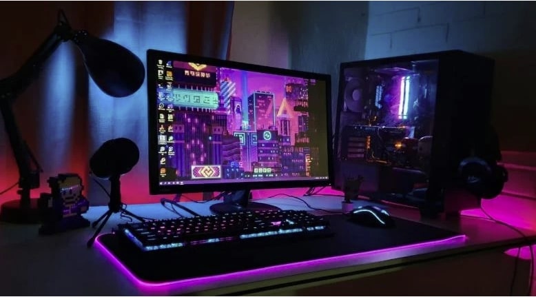 RGB Backlit Gaming Mouse Pad