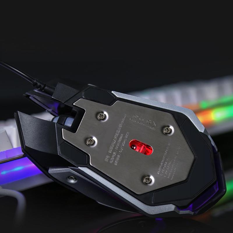 USB Wired Ergonomic Mechanical Keyboard & Mouse Set