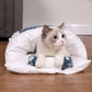 Adorable Japanese Futon Sleeping Bed for Cats