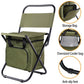 2-In-1 Folding Chair & Portable Refrigerator for Outdoors