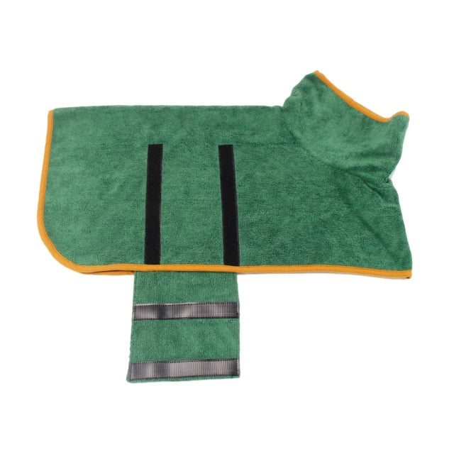 Dog Drying Coat (Super Absorbent Bathrobe)