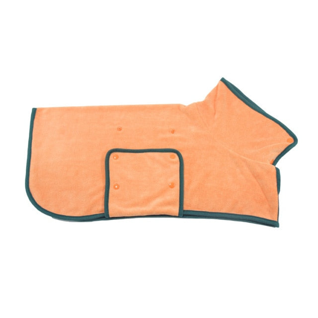 Dog Drying Coat (Super Absorbent Bathrobe)