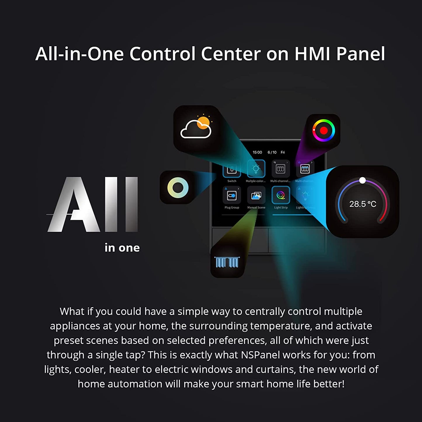 Smart Home Wall Control Center