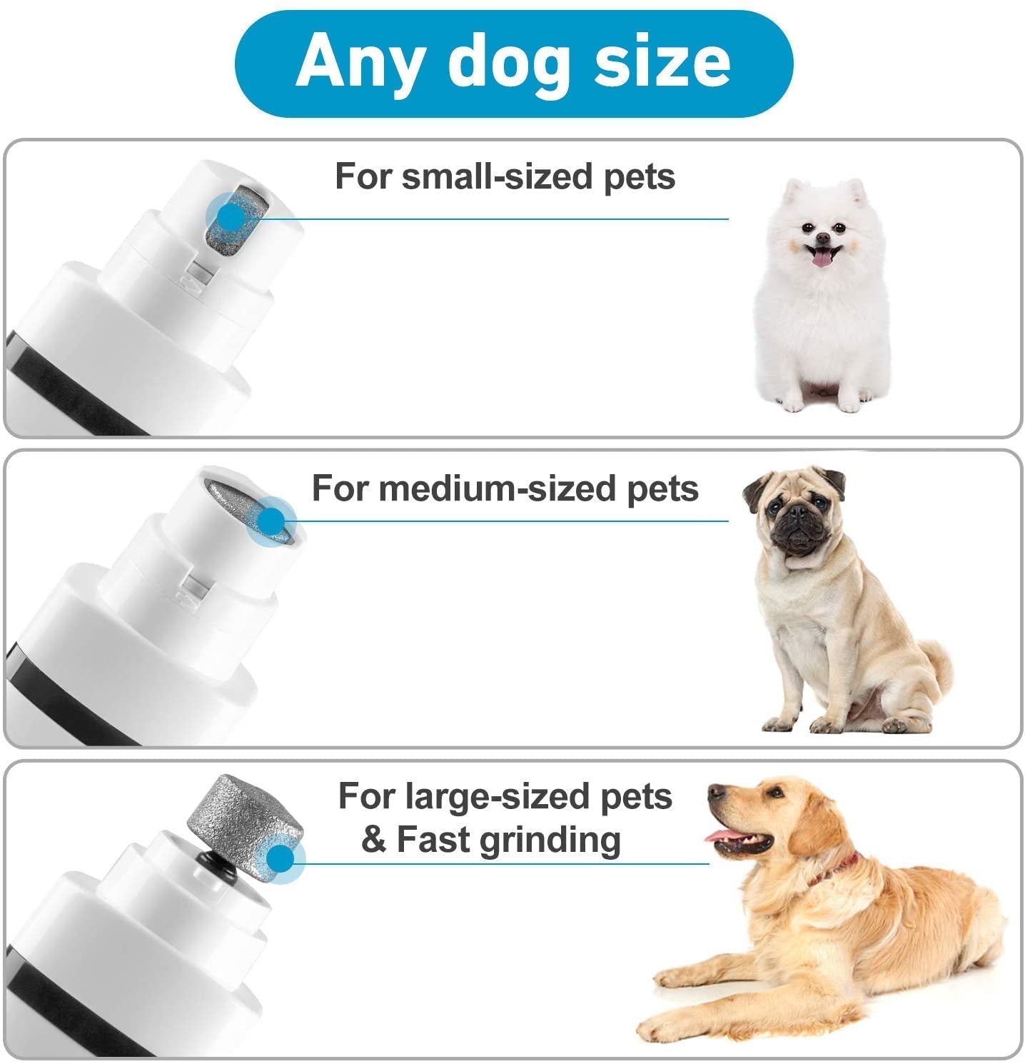 3-In-1 Rechargeable Grooming Device for Pets