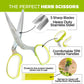 Multifunctional Multi-Layered Herb Scissors