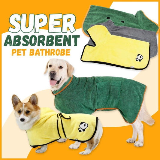 Dog Drying Coat (Super Absorbent Bathrobe)