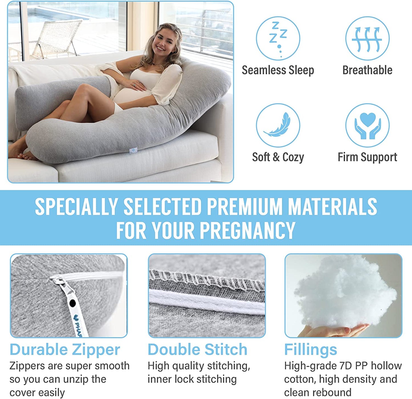 U Shape Pregnancy Pillow