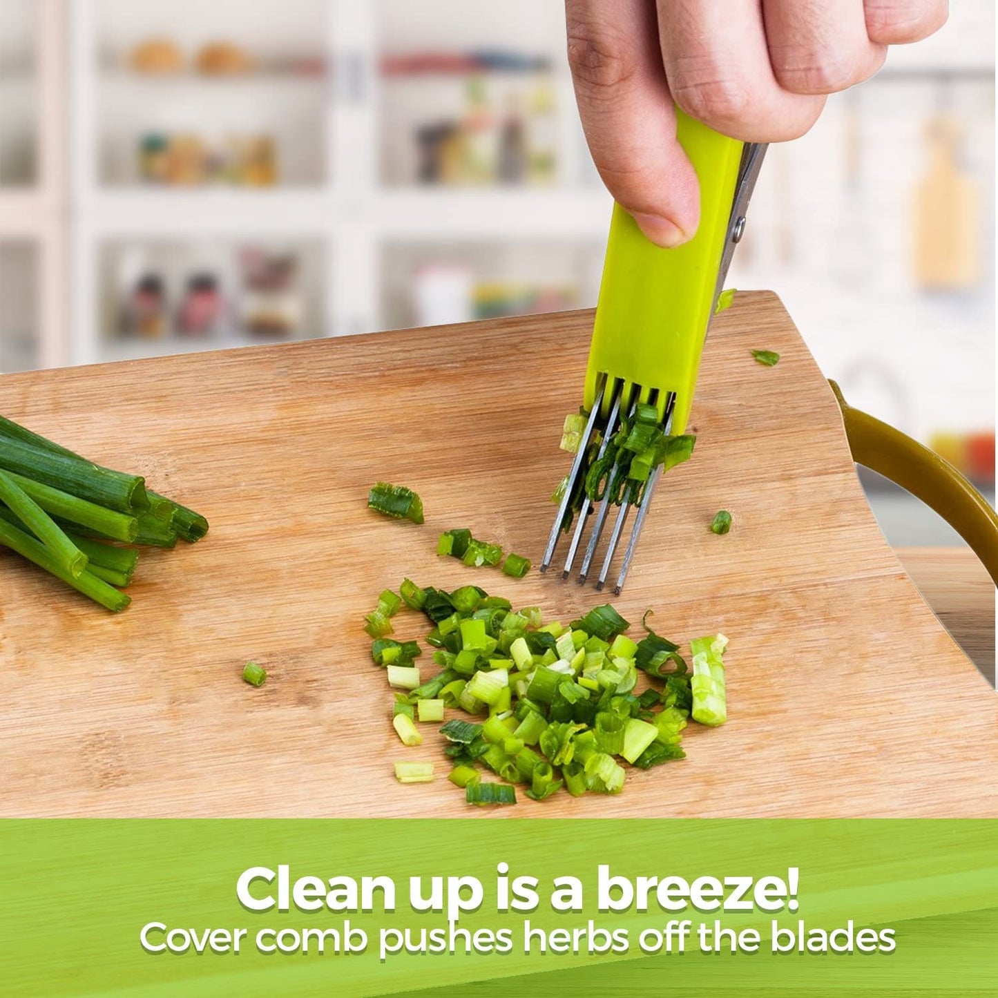 Multifunctional Multi-Layered Herb Scissors