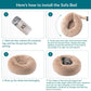 Donut Cuddler - Super Comfortable Pet Bed