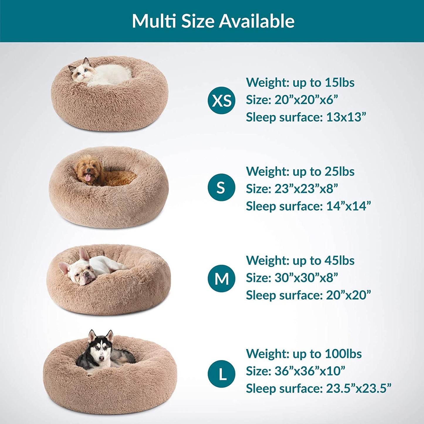 Donut Cuddler - Super Comfortable Pet Bed