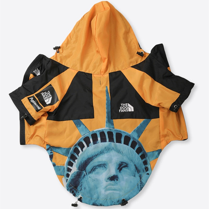 Dog wind and rain coat
