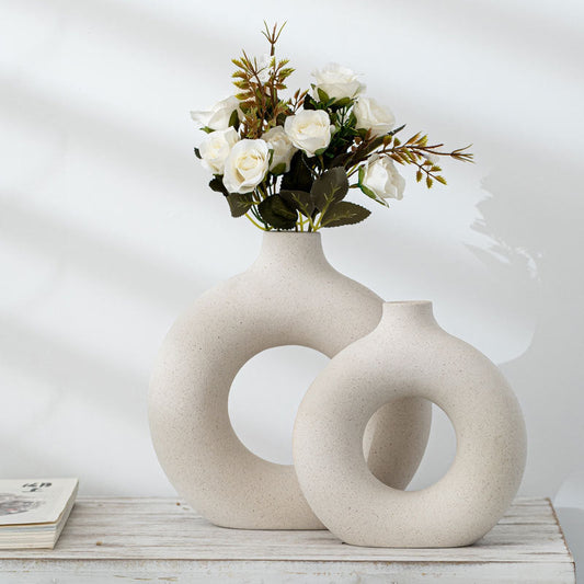 Nordic Aesthetic Ceramic Vase