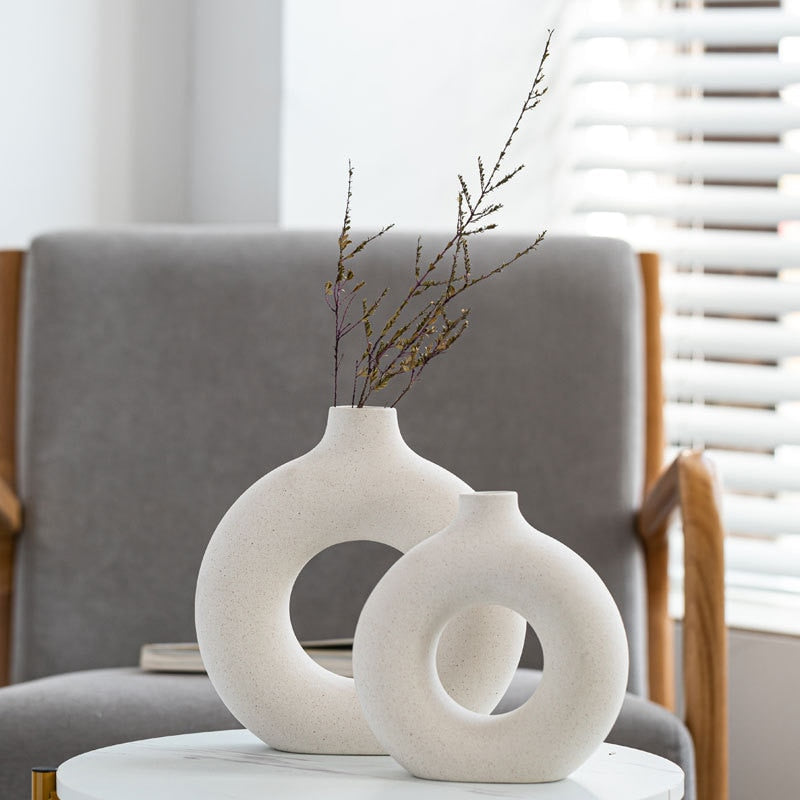 Nordic Aesthetic Ceramic Vase