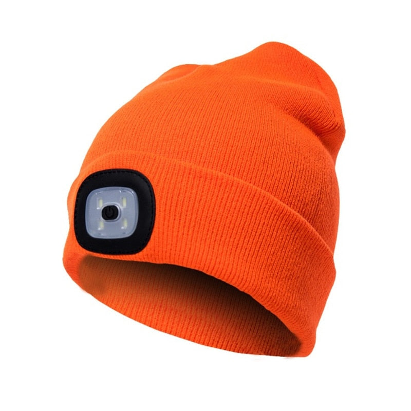 Winter Headlamp Cap