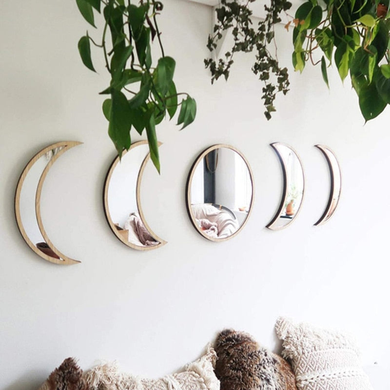 Retro Moon Decoration Acrylic Mirror