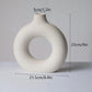Nordic Aesthetic Ceramic Vase