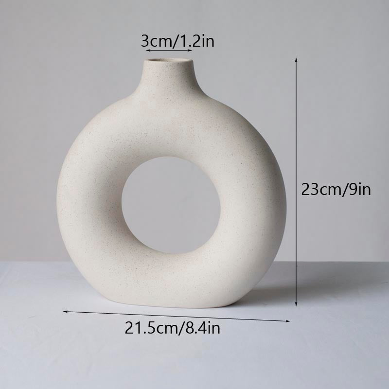 Nordic Aesthetic Ceramic Vase