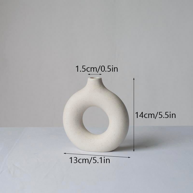 Nordic Aesthetic Ceramic Vase
