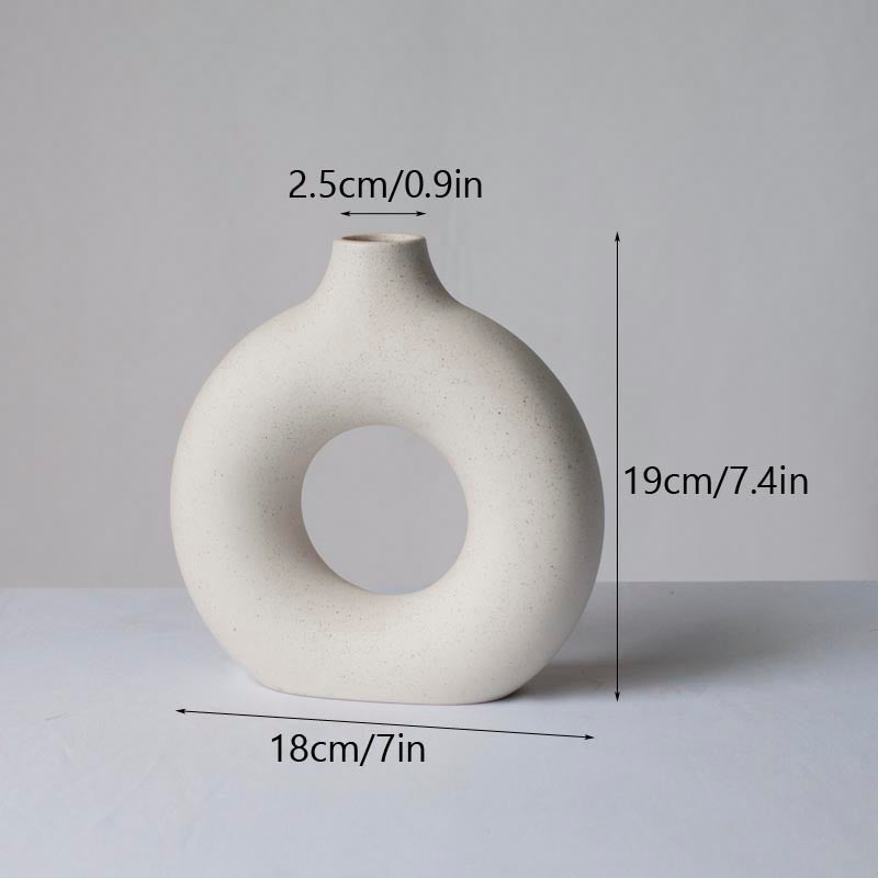 Nordic Aesthetic Ceramic Vase
