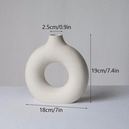 Nordic Aesthetic Ceramic Vase