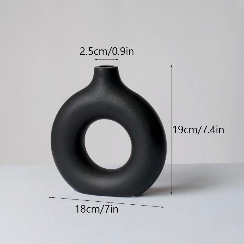 Nordic Aesthetic Ceramic Vase