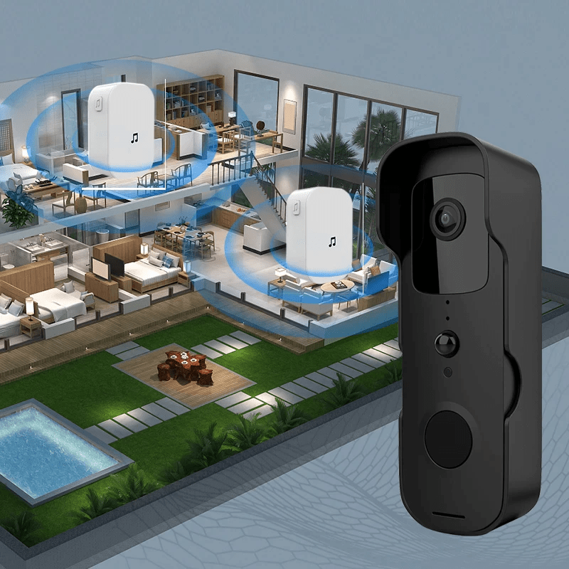 Smart Wi-Fi doorbell security camera