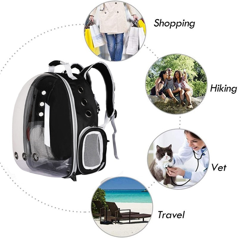 Transparent Pet Backpack Carrier