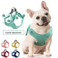 Soft Suede French Bulldog Harness And Leash