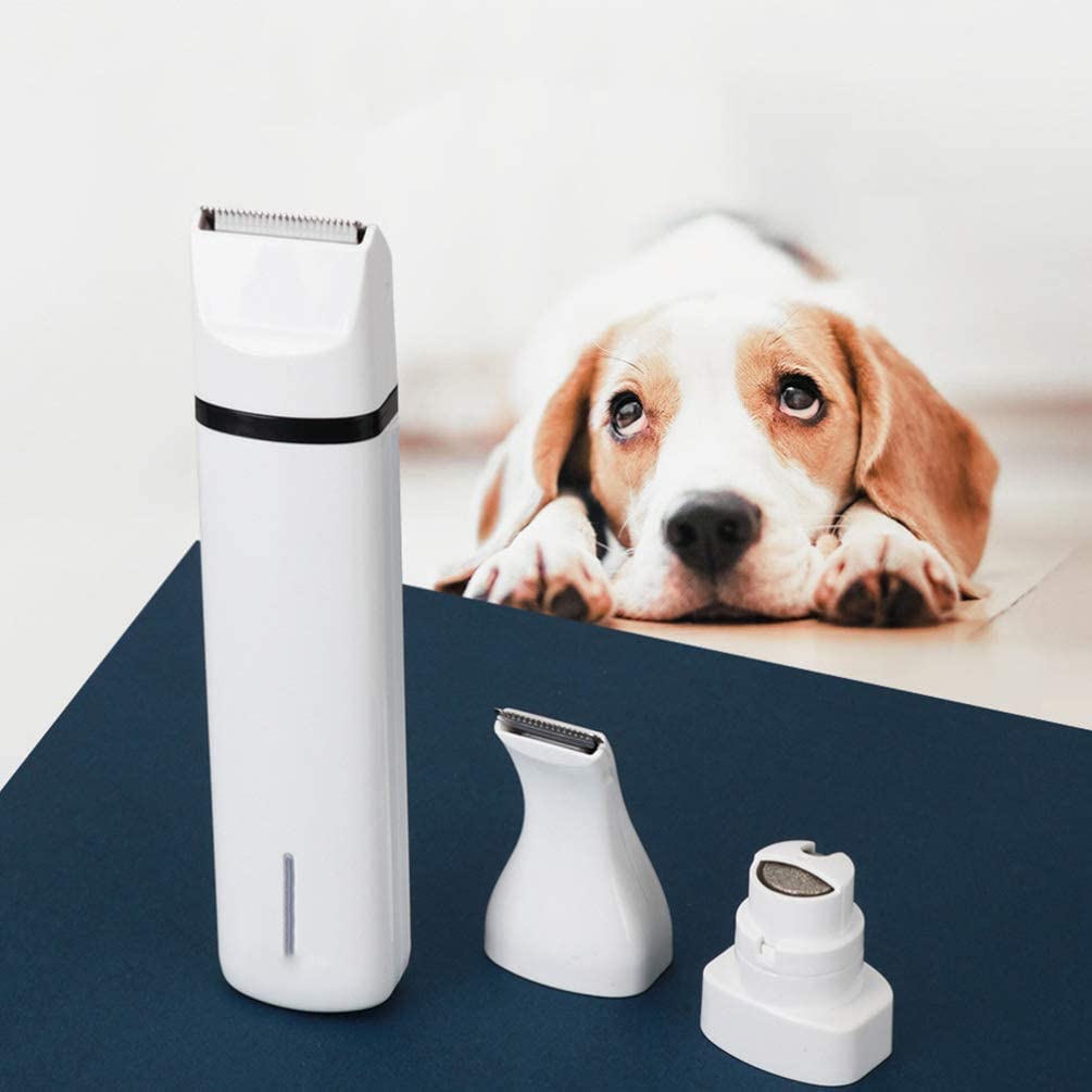 3-In-1 Rechargeable Grooming Device for Pets