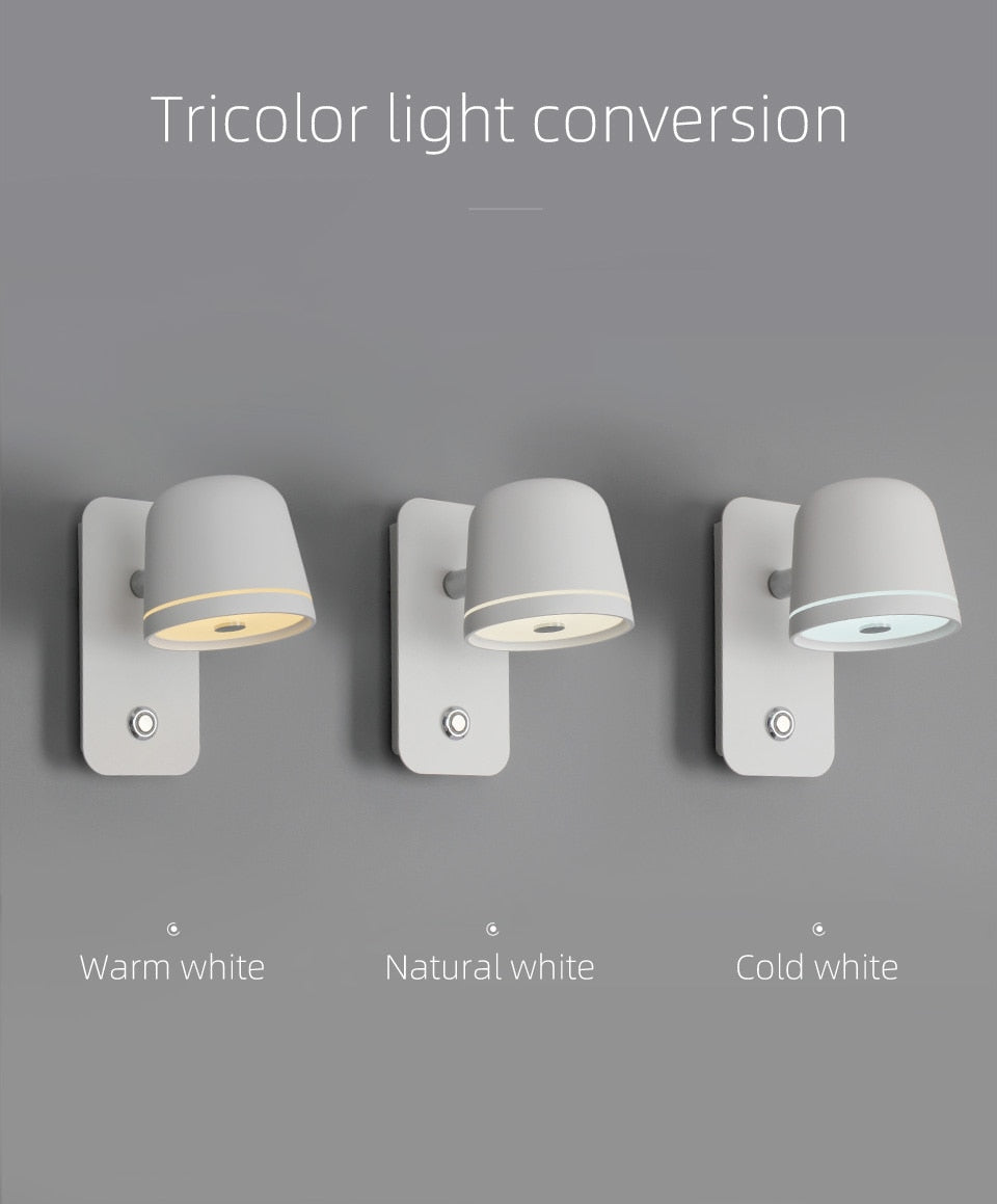 Nordic LED Bedside Wall Lamp