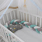 4-strand Braided Crib Bumper