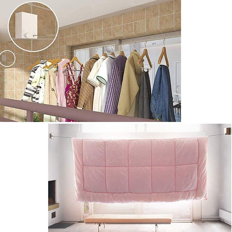 Adjustable Retractable Clothesline