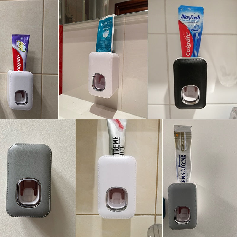 Wall Mounted Automatic Toothpaste Dispenser Squeezer