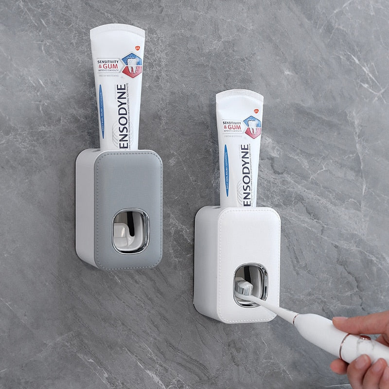 Wall Mounted Automatic Toothpaste Dispenser Squeezer