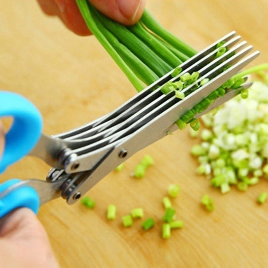 Multifunctional Multi-Layered Herb Scissors